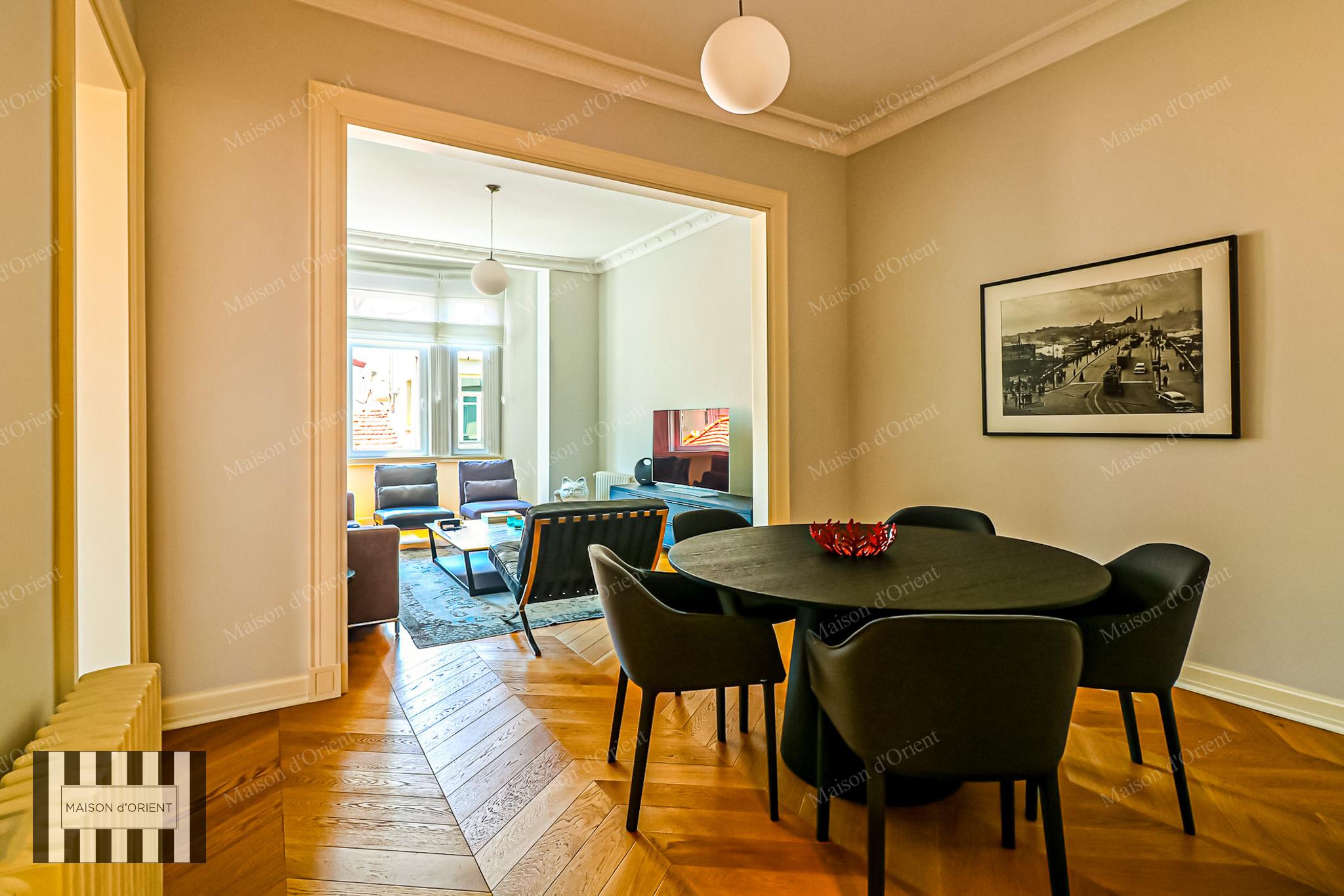 3+1 Flat for Sale in Historical Nar Building, Cihangir - Görsel 69